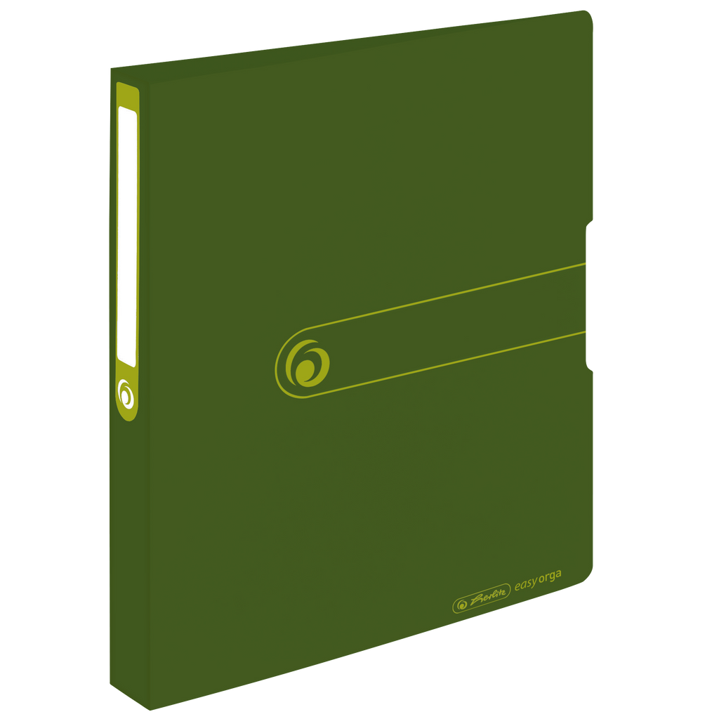 2 RING BINDER RECYCLING PP A4 25MM DARK GREEN