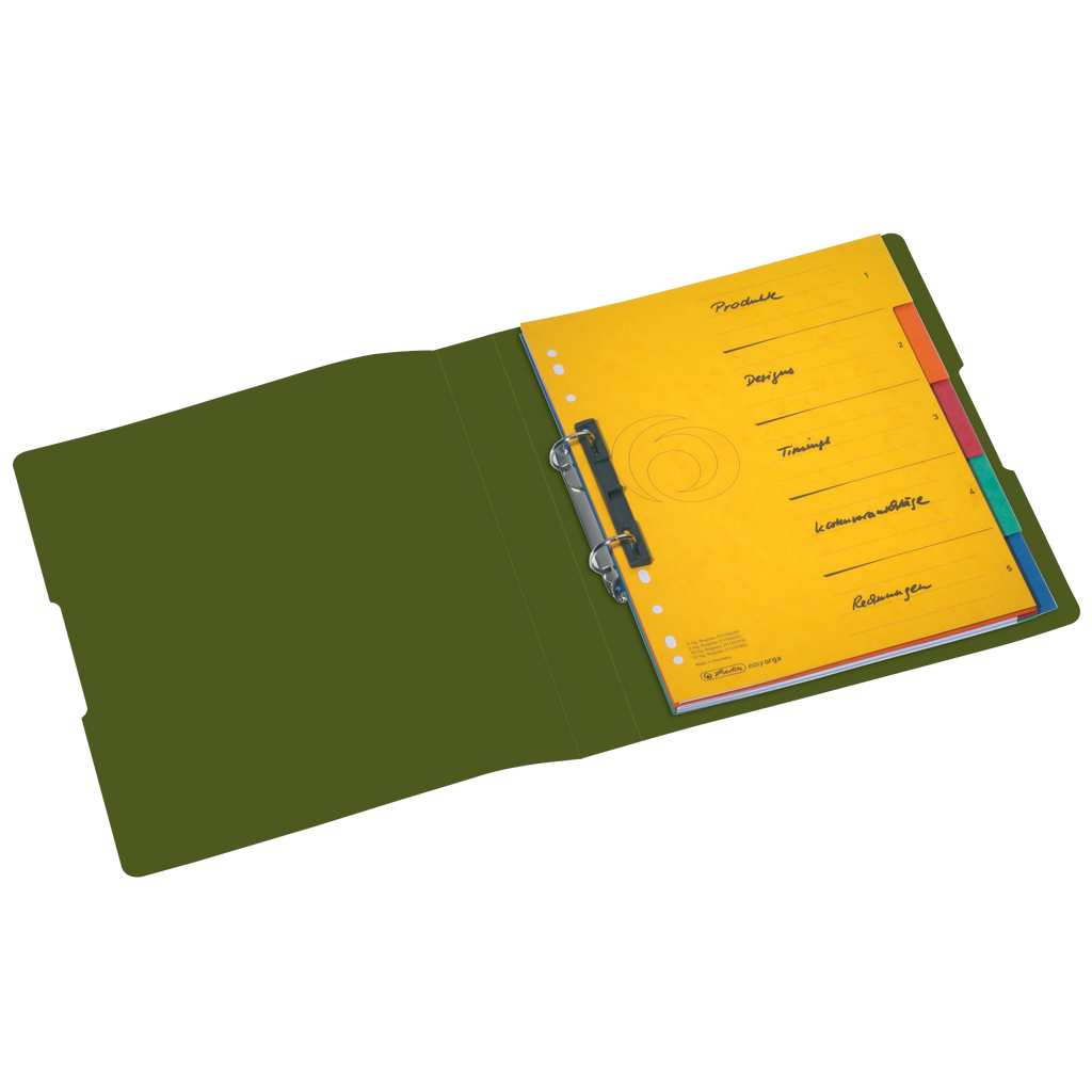 2 RING BINDER RECYCLING PP A4 25MM DARK GREEN