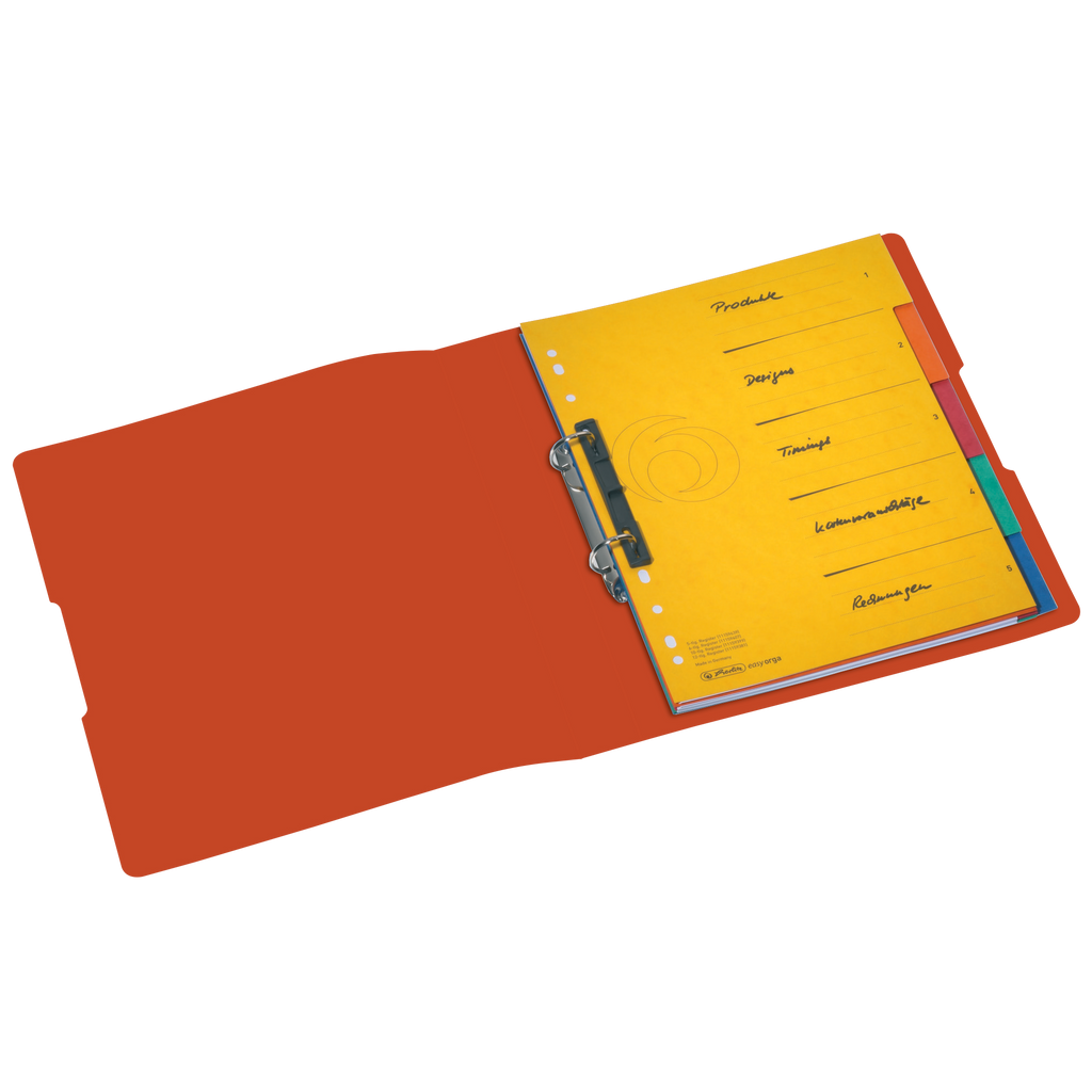 2 RING BINDER RECYCLING PP A4 25MM ORANGE