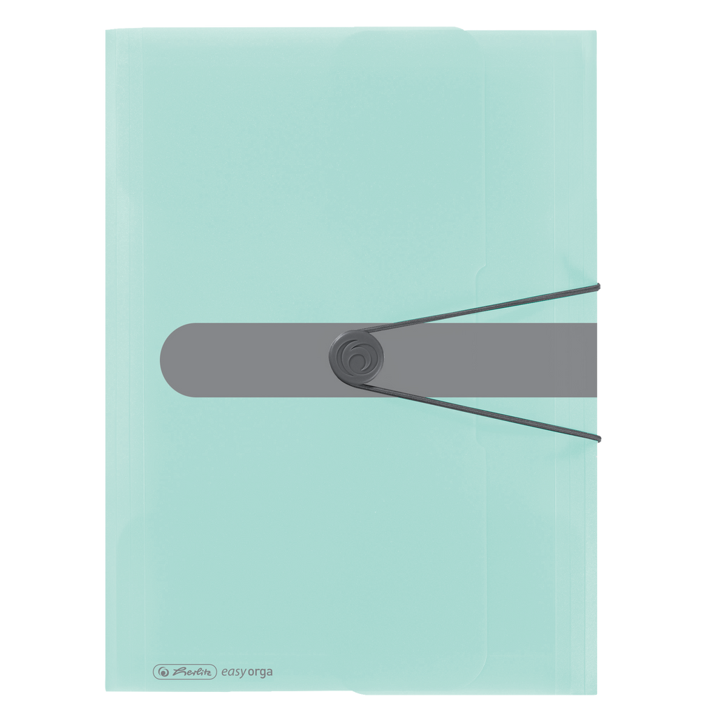 WALLET FOLDER PASTELS PP A4 MINT TRANSP. TO GO