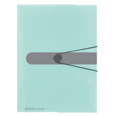 WALLET FOLDER PASTELS PP A4 MINT TRANSP. TO GO