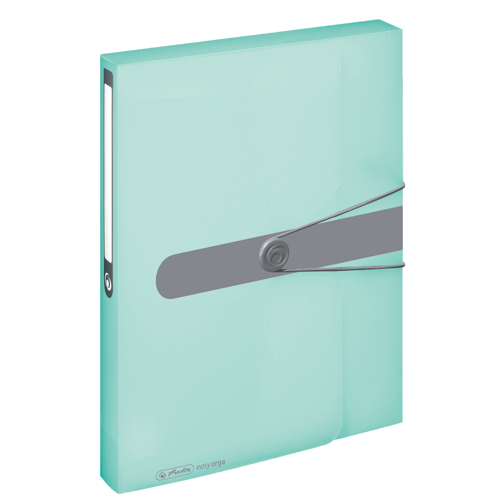 DOCUMENT BOX PASTELS PP A4 MINT TRANSP. TO GO