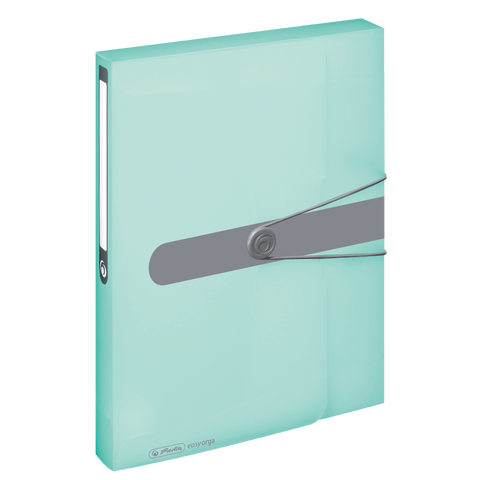 DOCUMENT BOX PASTELS PP A4 MINT TRANSP. TO GO