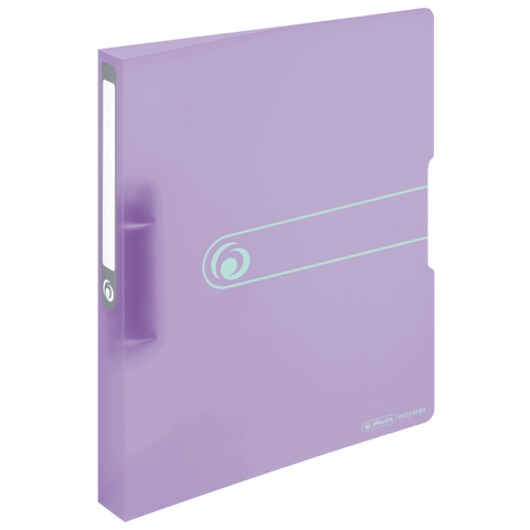 2 RING BINDER PASTELS PP A4 25MM LILAC TRANSP.TO GO