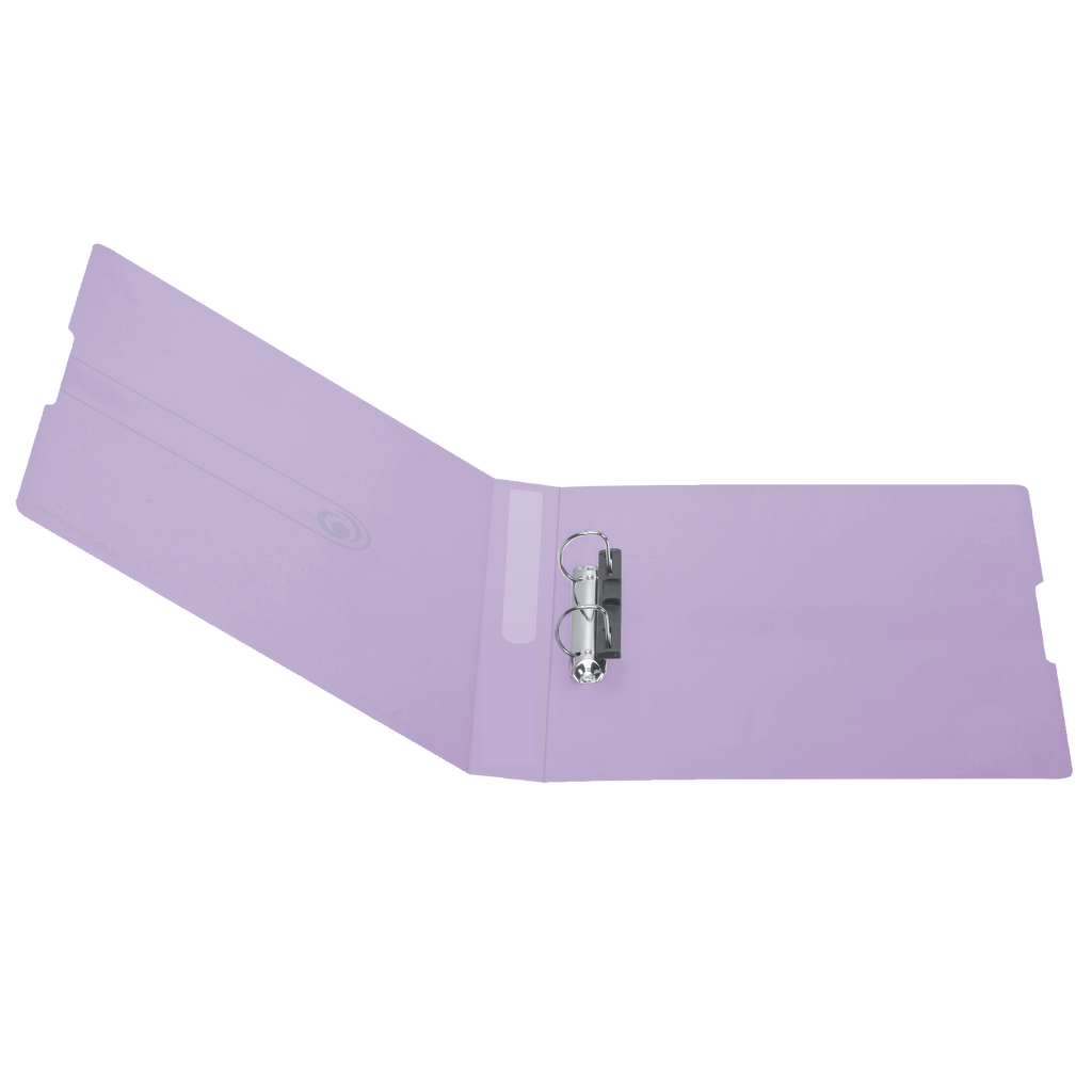 2 RING BINDER PASTELS PP A4 25MM LILAC TRANSP.TO GO