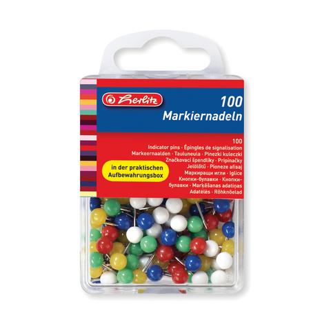 INDICATOR PINS 100PCS/BOX COLOURED