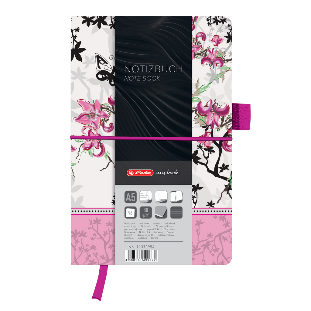 NOTEBOOK FASHION A5/96 RULED LADYLIKE MY.BOOK