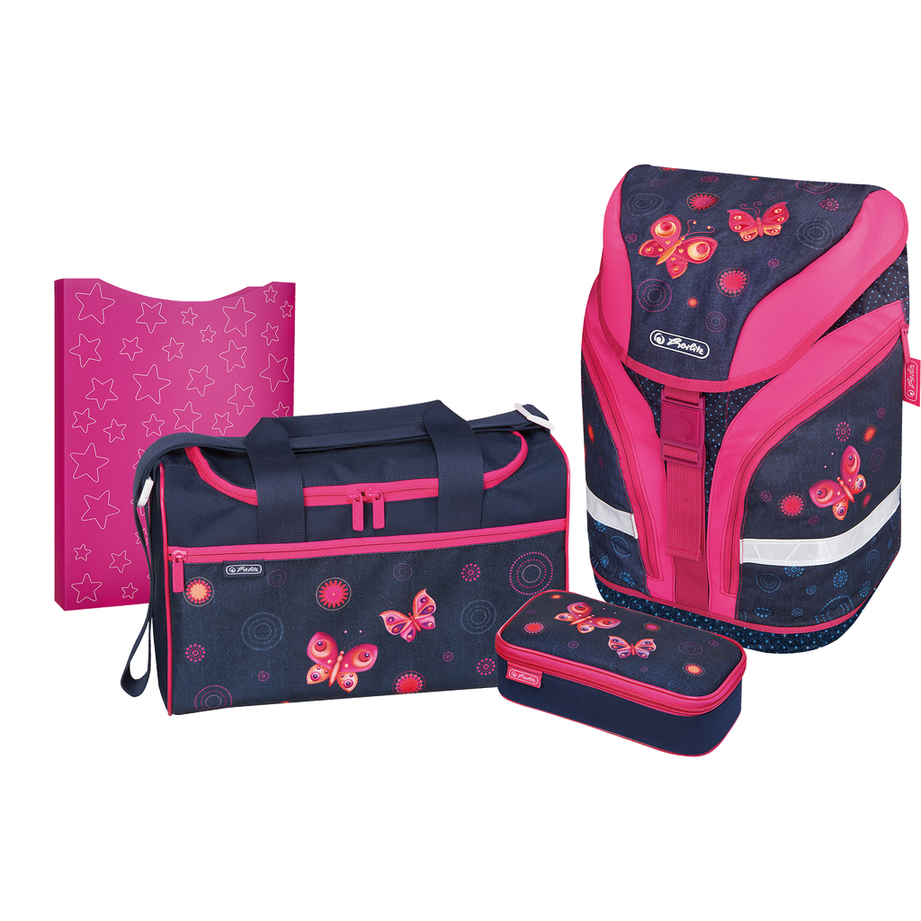 SCHOOLBAG MOTION PLUS BUTTERFLY DREAMS