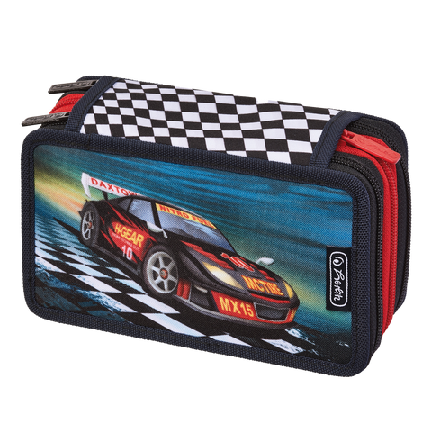 TRIPLE PENCIL CASE 31 PCS. SUPER RACER