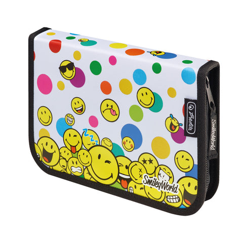 PENCIL CASE 19 PCS SMILEYWORLD RAINBOW FACES