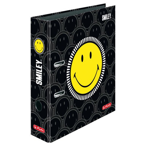 LEVER ARCH FILE A4 8CM SMILEY B&Y STRIPES MAX.FILE