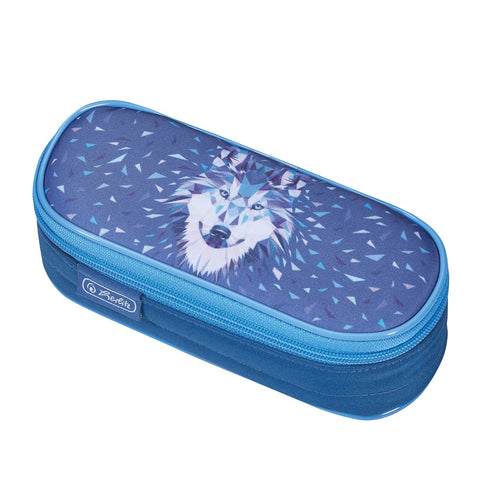PENCIL POUCH CASE WILD ANIMALS WOLF