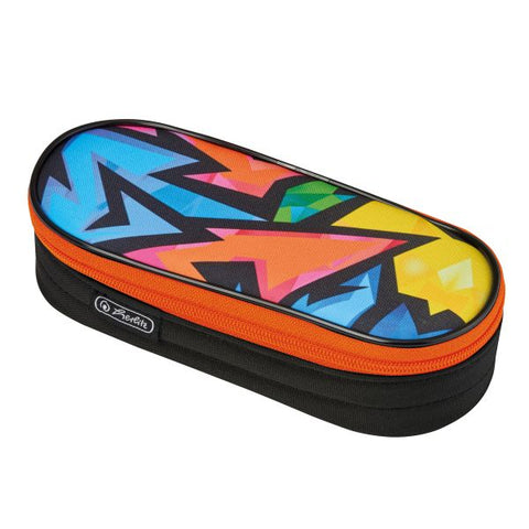 PENCIL POUCH CASE NEON ART