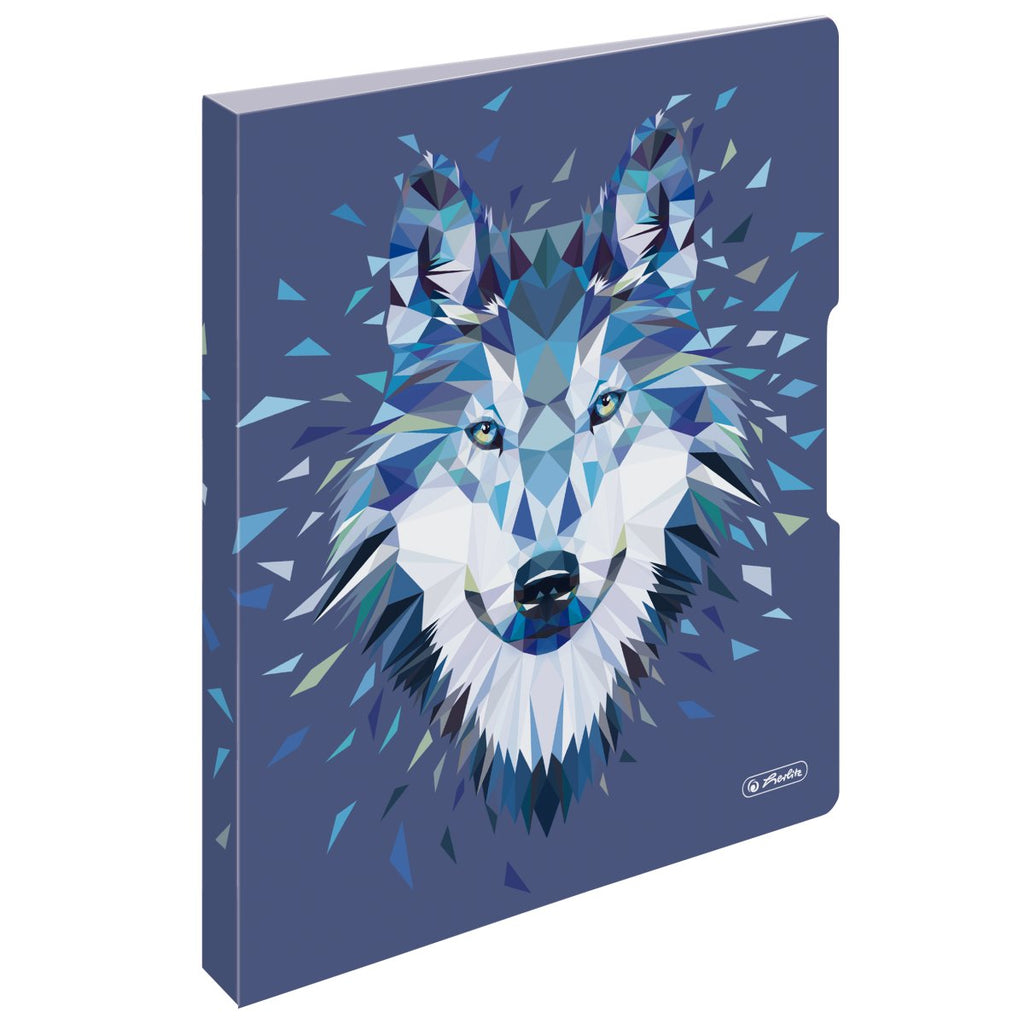 2-RING BINDER PP A4 16MM WILD ANIMALS WOLF