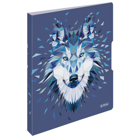 2-RING BINDER PP A4 16MM WILD ANIMALS WOLF