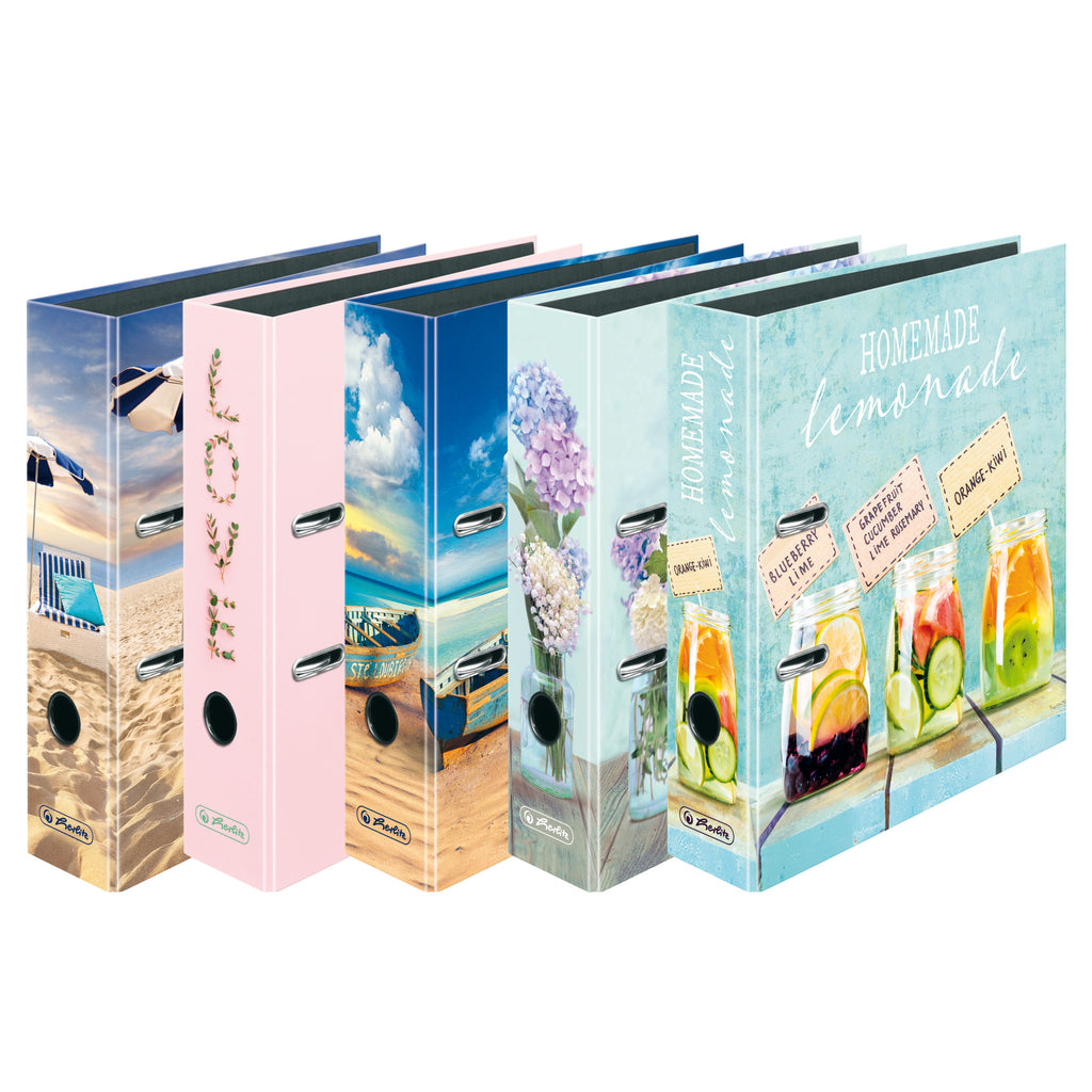 LEVER ARCH FILE A4 8CM BLOSSOM JARS MAX. FILE