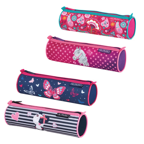 PENCIL POUCH ROUND GIRLS MIX II D.A.