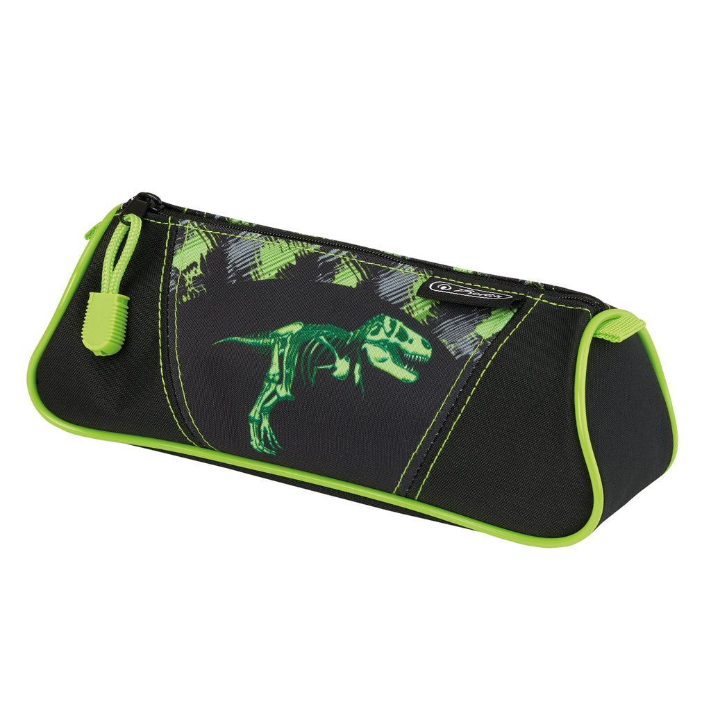 PENCIL POUCH TRIANGULAR DINO SKELETON