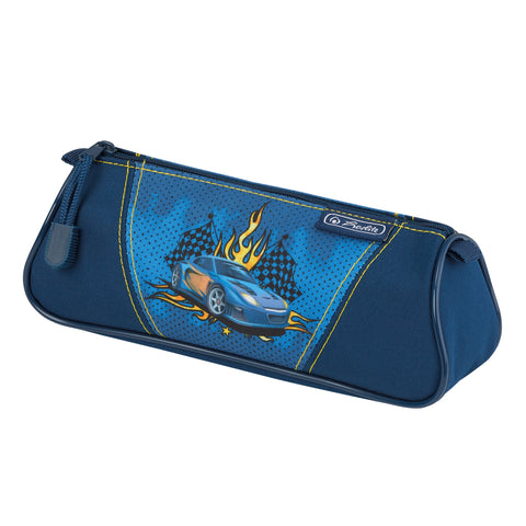 PENCIL POUCH TRIANGULAR RACE CAR
