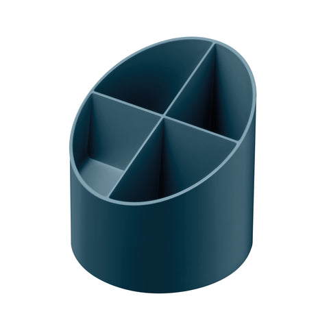 PEN HOLDER ROUND DARK BLUE