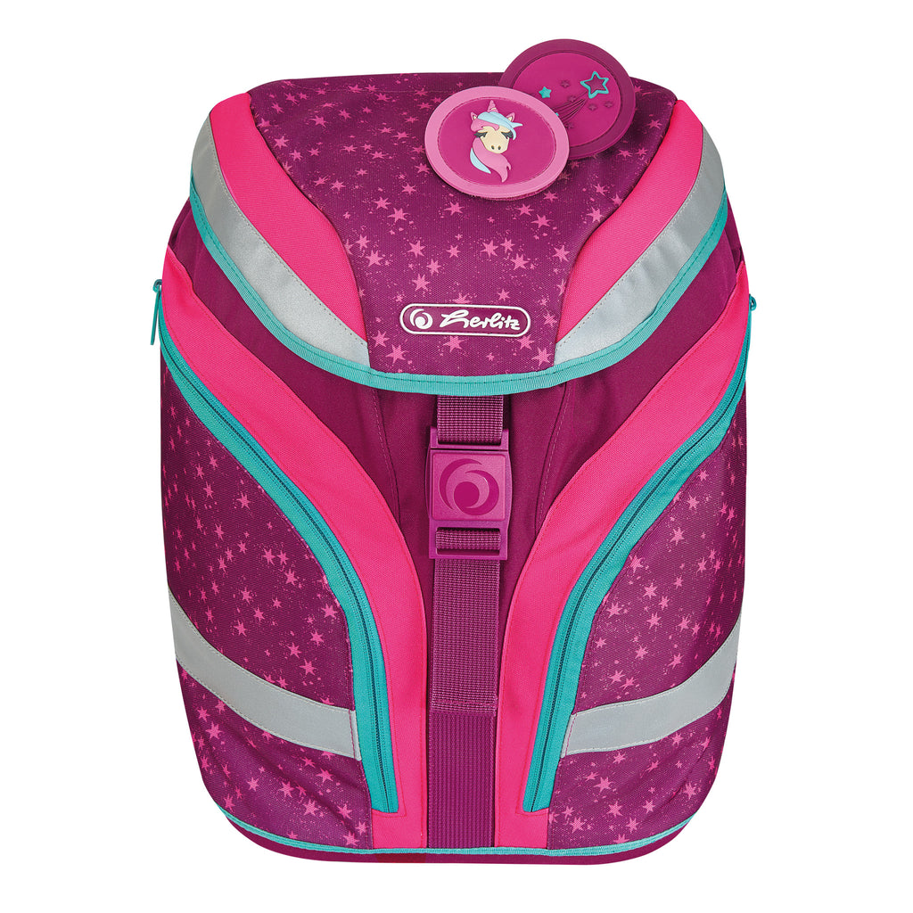 SCHOOL BACKPACK SOFTFLEX PLUS UNICORN STARS