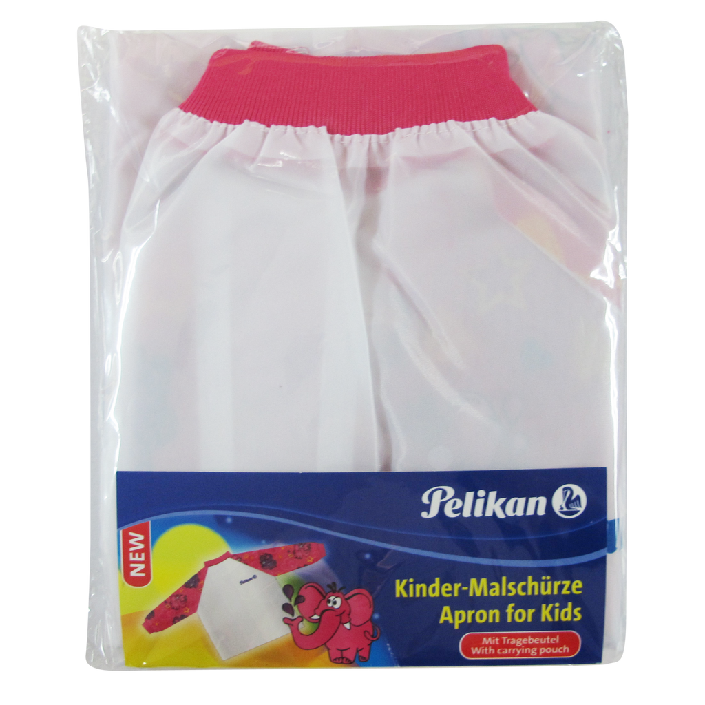 PAINT APRON GIRL RED