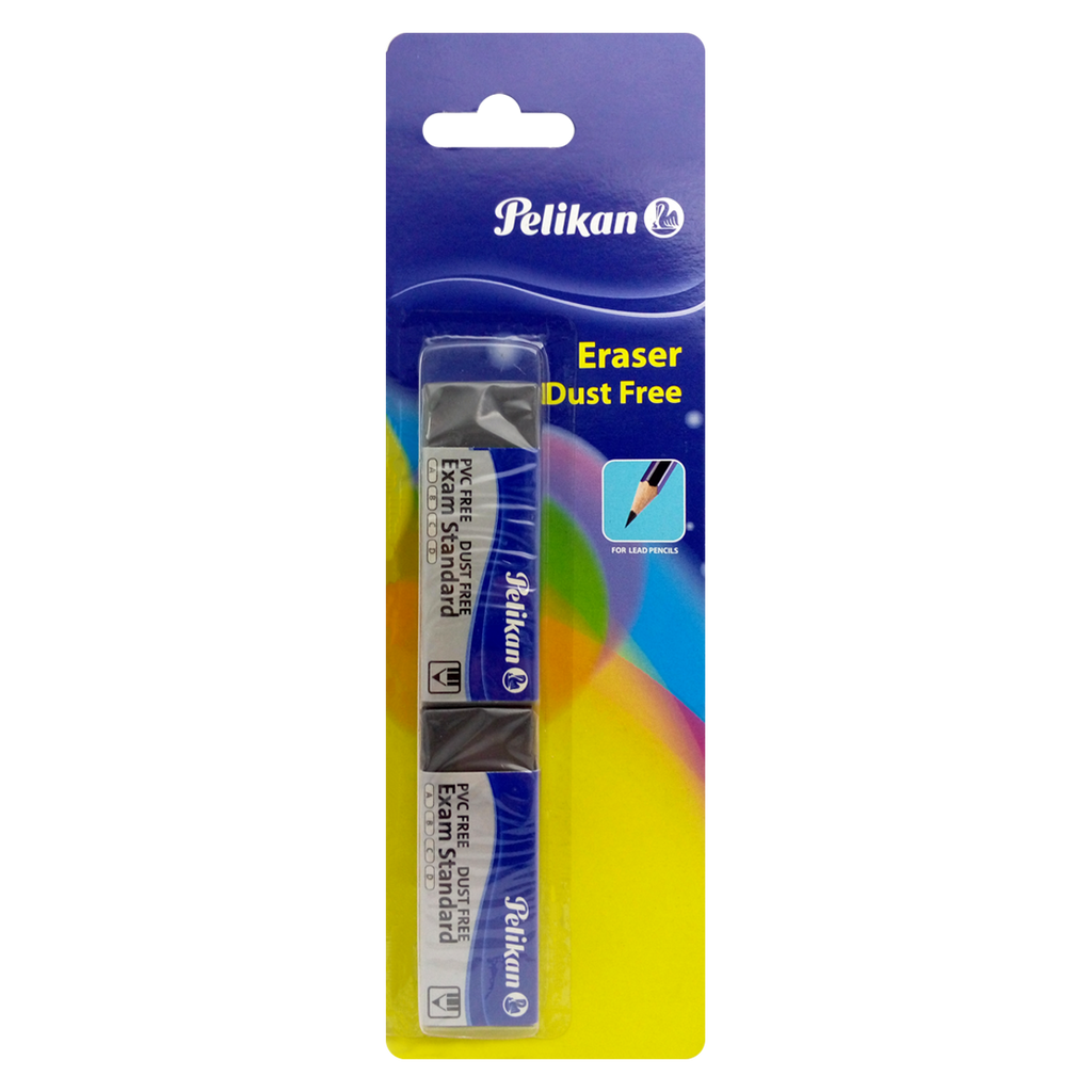 DUST FREE ERASER LARGE 2PCS/BLISTER