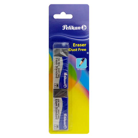 DUST FREE ERASER LARGE 2PCS/BLISTER
