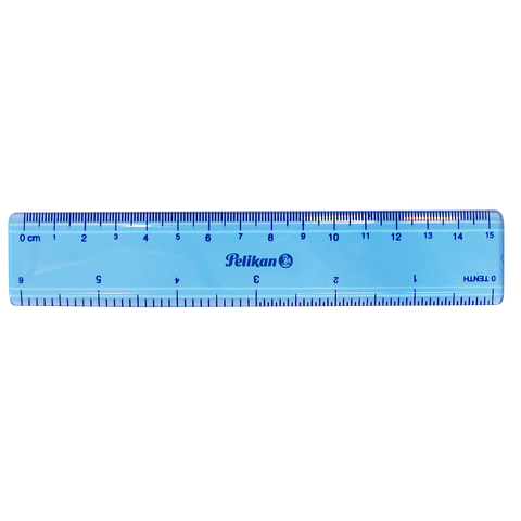 RULER 8815 15 CM BLUE