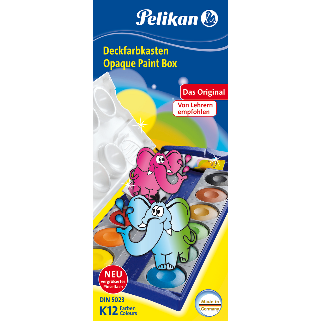 PAINTBOX 735K/12 COLOURS OPAQUE