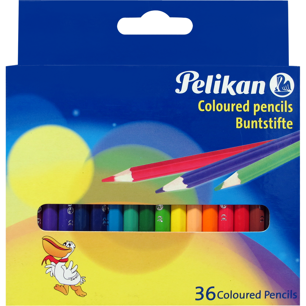 COLOURED PENCILS SHORT 36 COLOURS