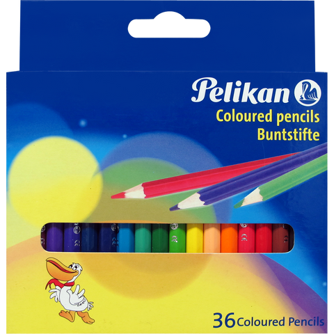 COLOURED PENCILS SHORT 36 COLOURS