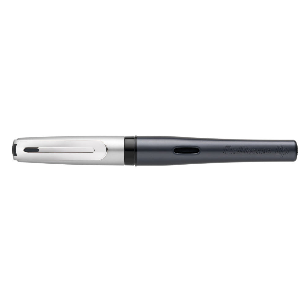 Blue Metal Pelikan Pelikano UP Fountain Pen In Cardboard Box, Nib M, Is Blue Metal Pelikan Pelikano UP Fountain Pen In Cardboard Box, Nib M, Is
