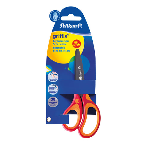 GRIFFIX® SCISSORS RED LEFTHAND