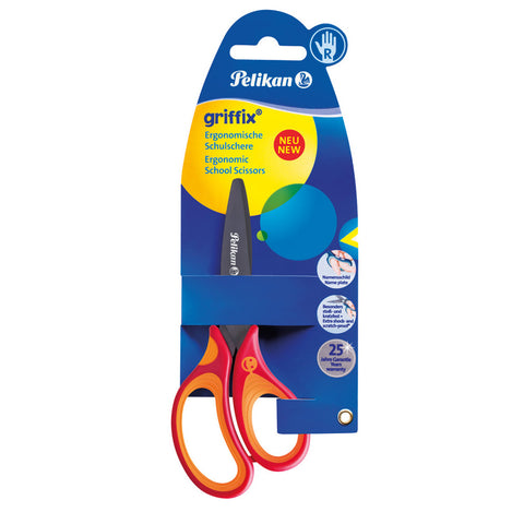 GRIFFIX® SCISSORS RED RIGHTHAND