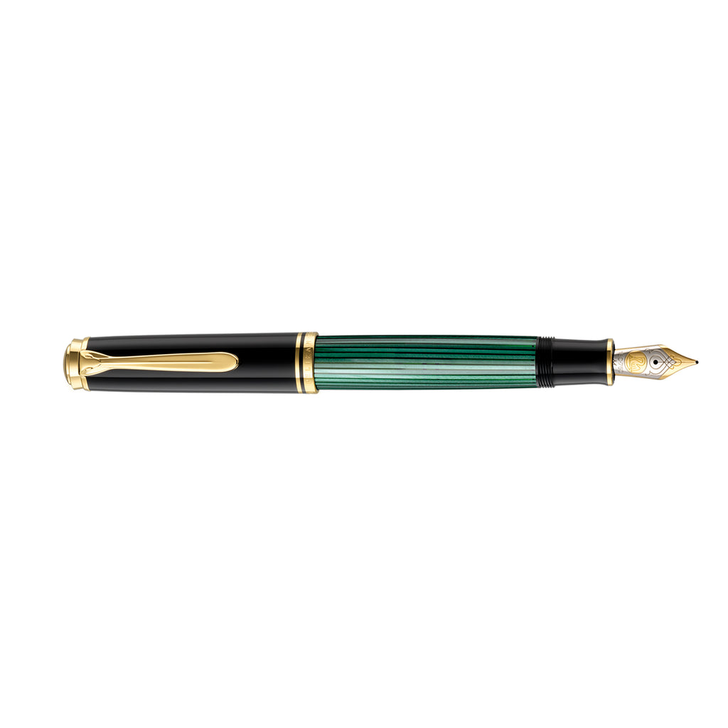 SOUVERÄN M800 BLACK-GREEN FOUNTAIN PEN EF