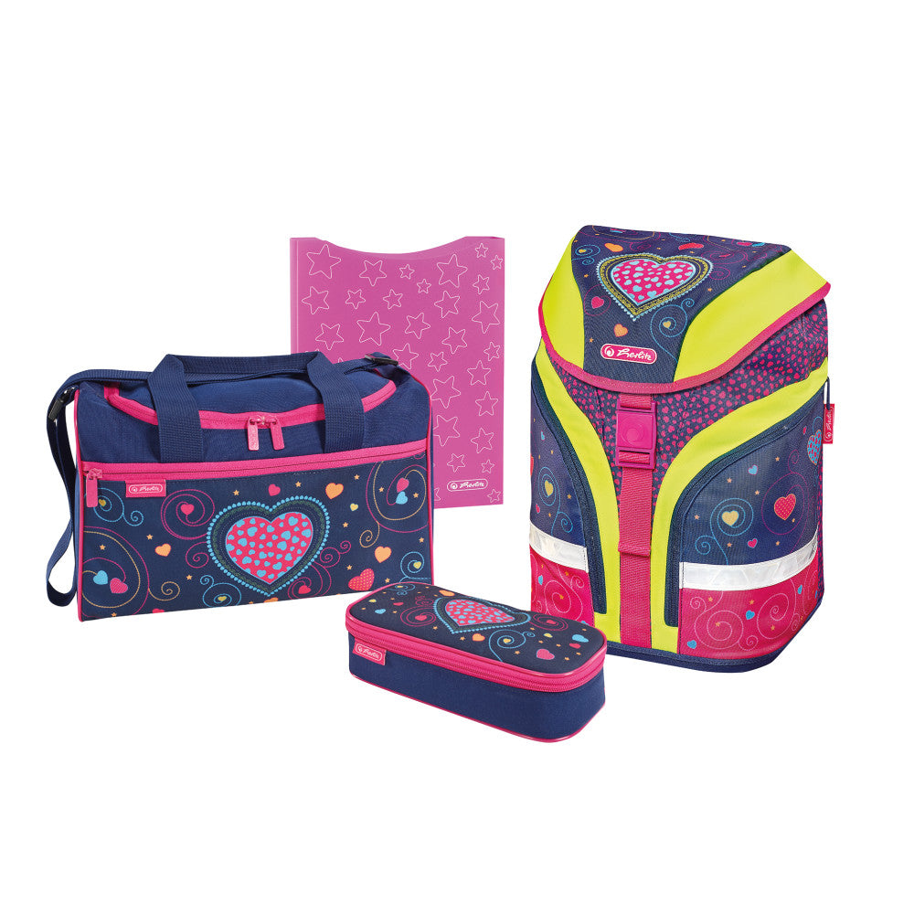 SCHOOLBAG MOTION PLUS BLUE HEARTS