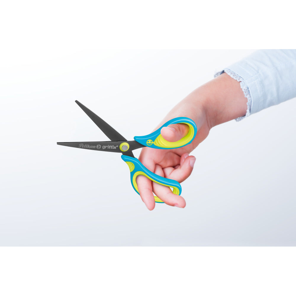 GRIFFIX® SCISSORS NEON FRESH BLUE RIGHTHAND