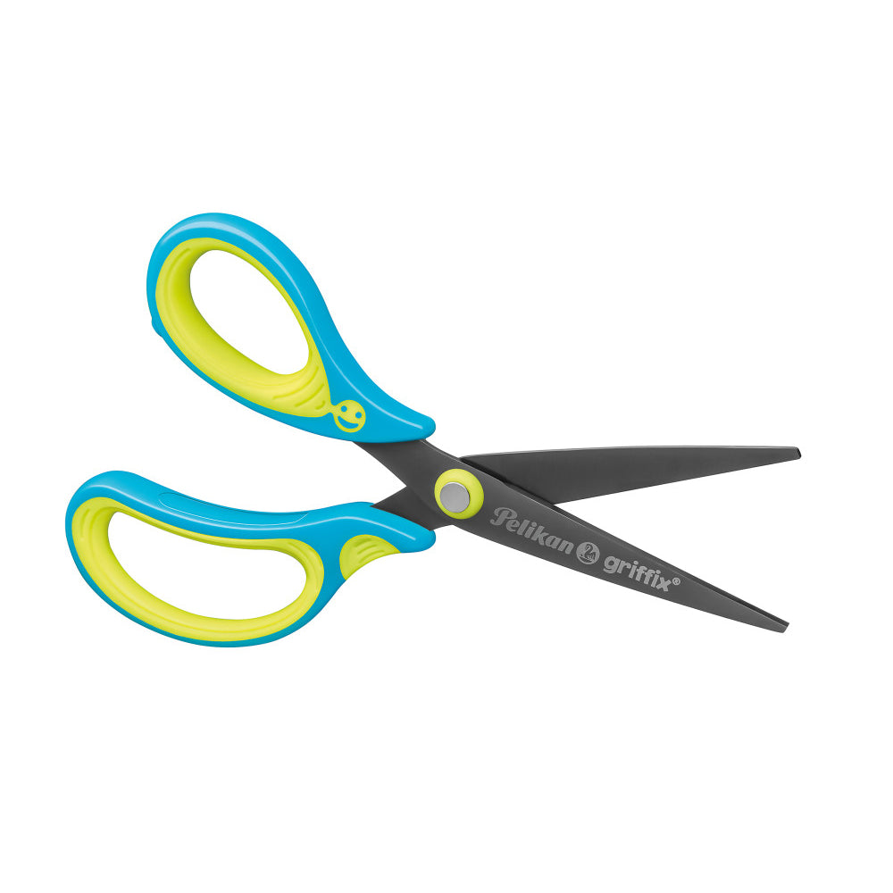 GRIFFIX® SCISSORS NEON FRESH BLUE LEFTHAND
