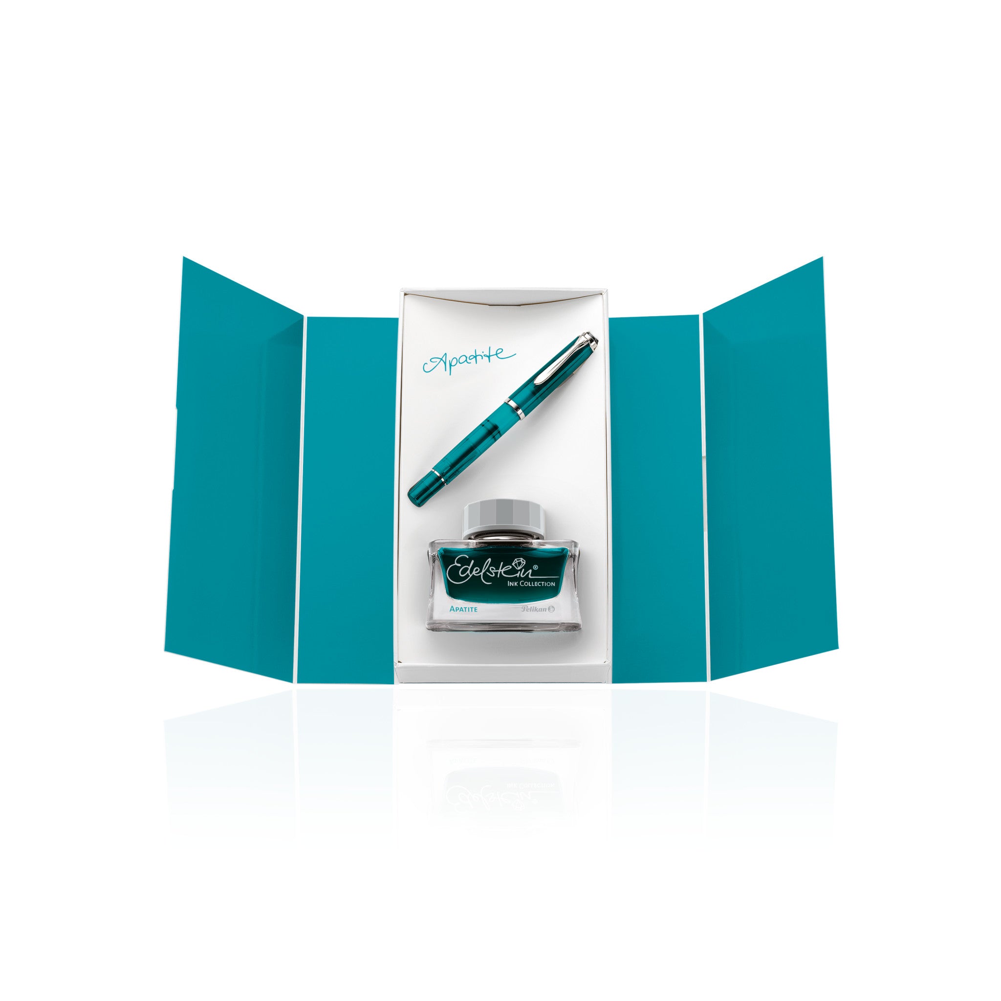 SE CLASSIC SET M205 APATITE FOUNTAIN PEN EF EDELSTEIN® INK IN GIFT BOX