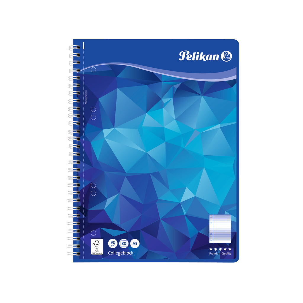 SPIRAL PAD A5/80 SHEETS RULED