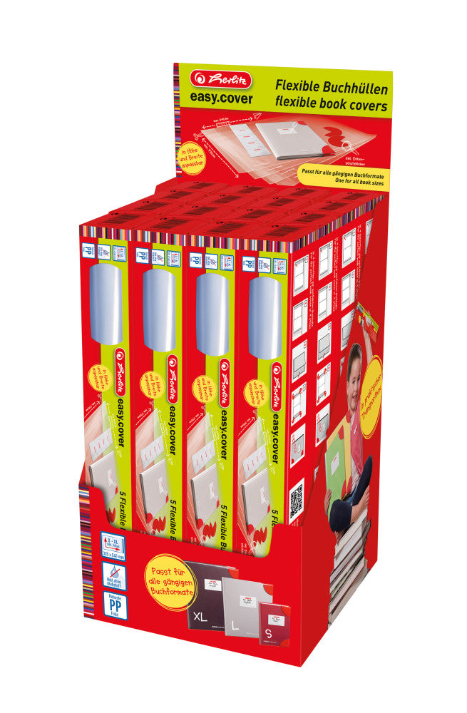 EASY.COVER BOOK COVER SET OF 5 PCS