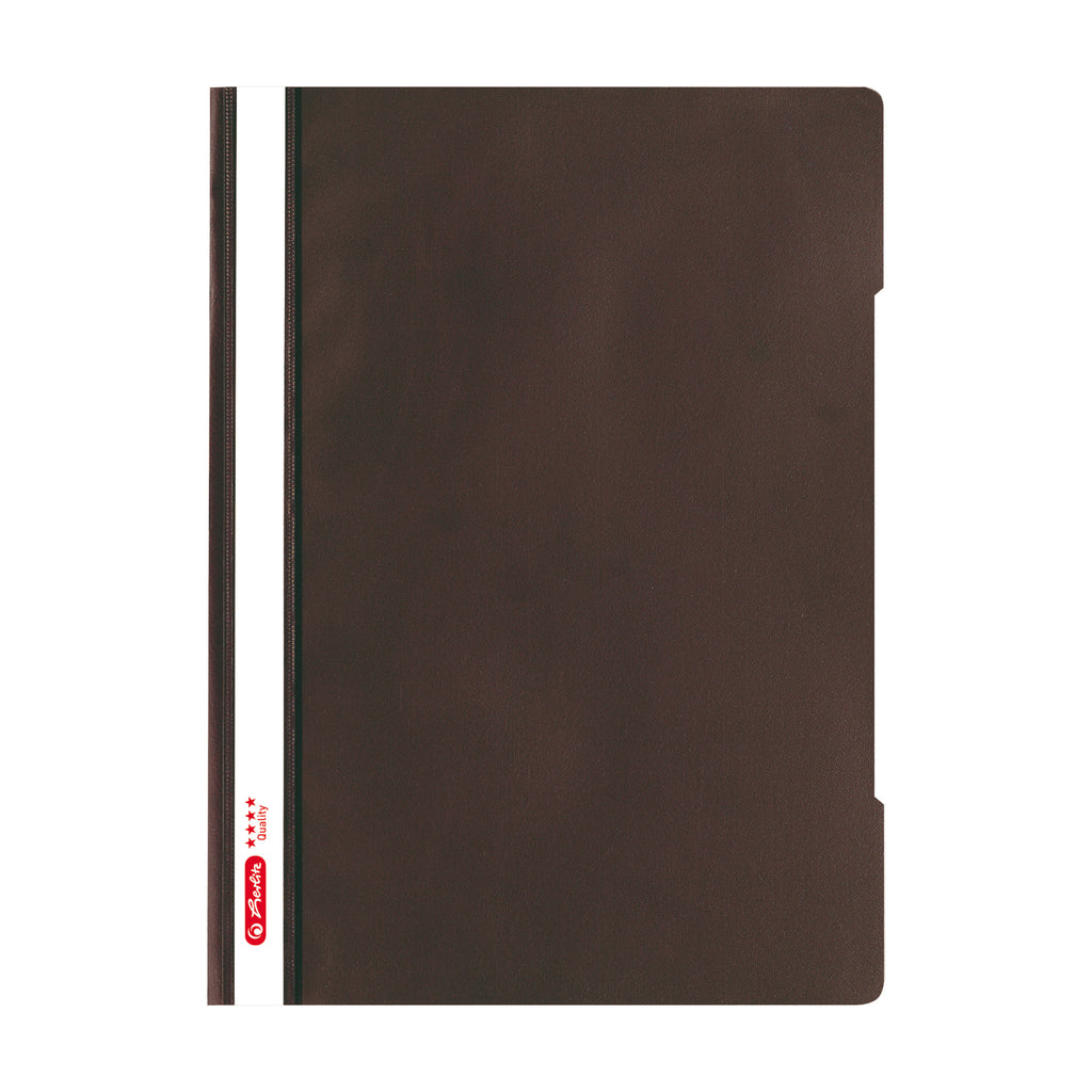 FLAT FILE A4 PP QUALITY DARK BROWN