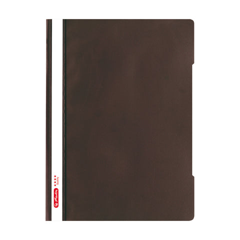 FLAT FILE A4 PP QUALITY DARK BROWN